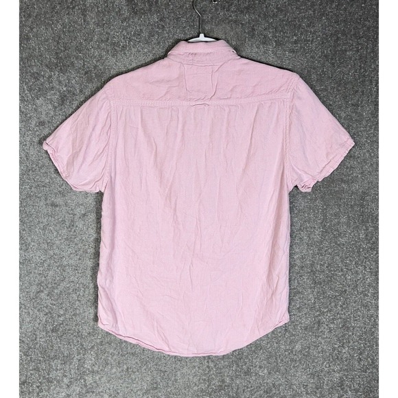 Cactus Man Ricky Singh Short Sleeve‎ Button Down Shirt Mens Size Medium Pink - Picture 2 of 11